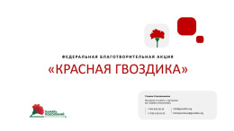 Акция "Красная гвоздика" 2025
